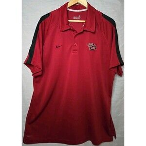 Nike Arizona Diamondbacks MLB Baseball Polo Shirt Mens XL Maroon NikeFIT DRY